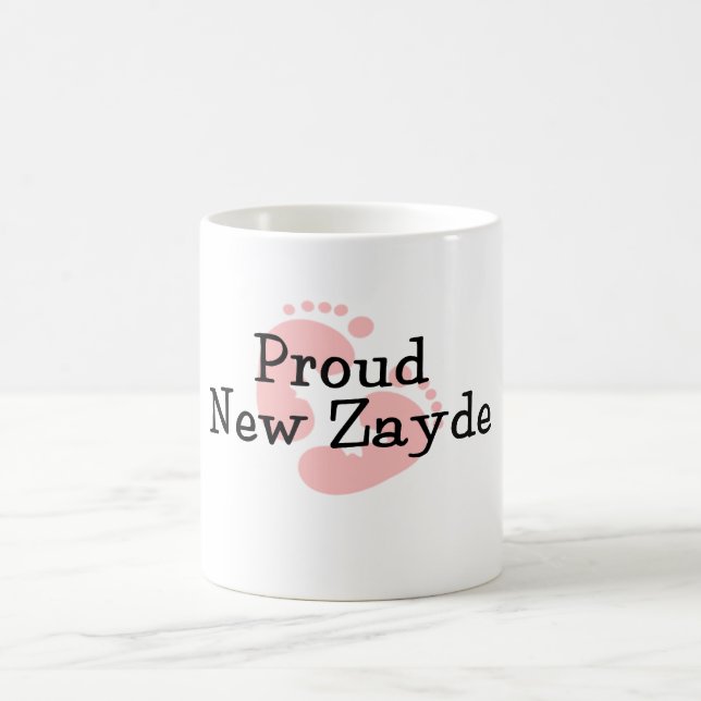 Mug Fier nouvel Empreintes de la fille Zayde Baby (Centre)