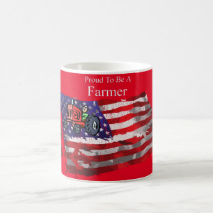 Mug Fier paysan patriotique drapeau Thunder_Cove