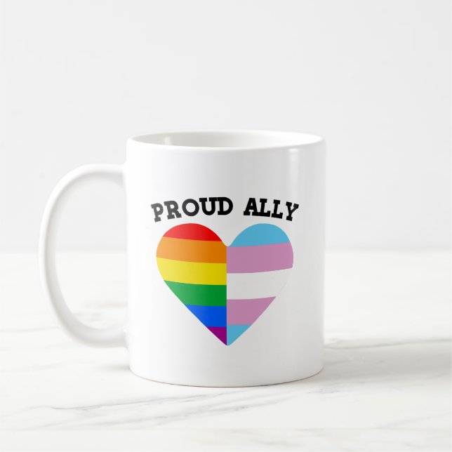 Mug Fière alliée LGBTQ (Gauche)