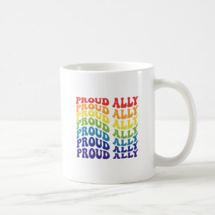Mug Fière Ally   LGBTQ   GAY PRIDE   Arc en ciel