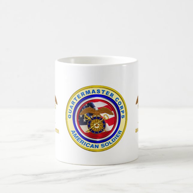 Mug Fière Armée Quartier-maître Corps Vétéran (Centre)