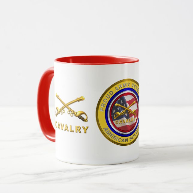 Mug Fière cavalier de l'Armée (Devant gauche)