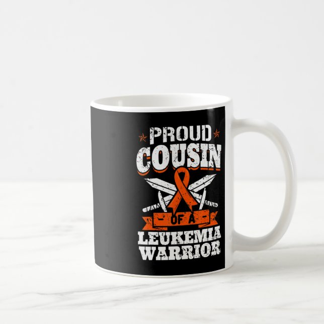 Mug Fière Cousin D'Un Guerrier De Leucémie Cuz Sensibi (Droite)