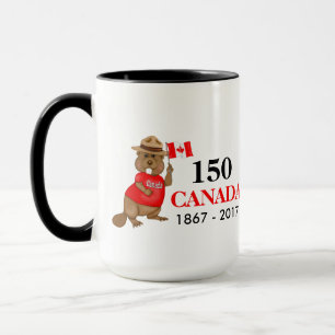 Mug Fière fête canadienne du castor 150