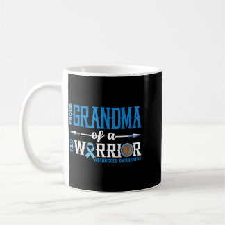 Mug Fière grand-mère d'un guerrier T1d Sensibilisation