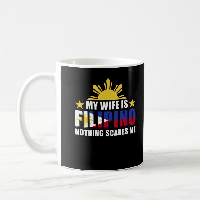 Mug Fière Mari Petit ami Femme philippine Philippines (Gauche)