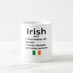 Mug Fiers irlandais Racines Irlande Drapeau irlandais 