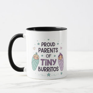 Mug Fiers parents de petits burritos Art
