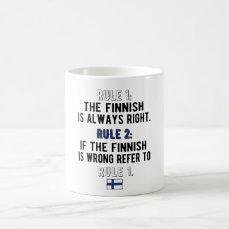 Mug Fiers racines finlandaises Finlande Drapeau Patrim