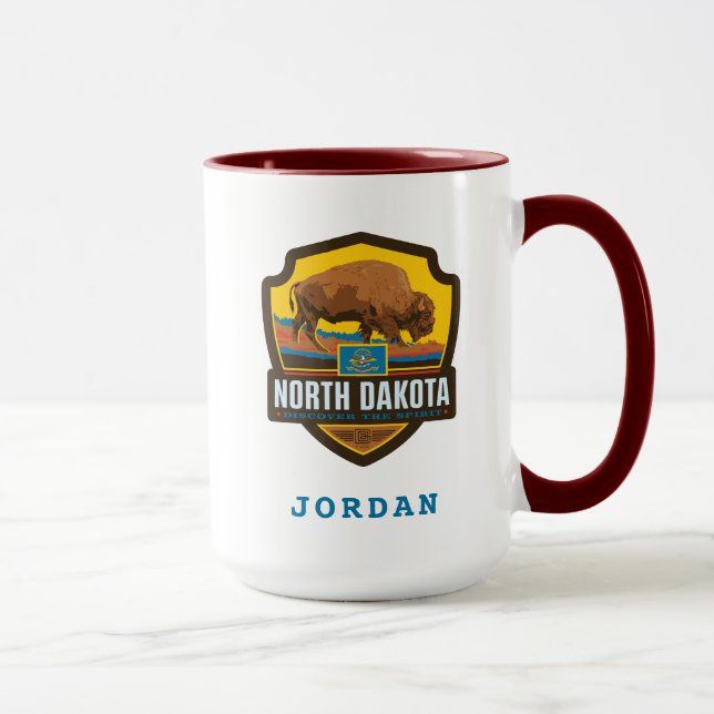 Mug Fierté de l'État | Dakota du Nord (Droite)
