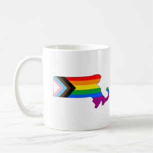 Mug Fierté de l'État du Massachusetts LGBTQ Progress P