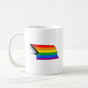 Mug Fierté de l'État du Nebraska LGBTQ Progress Pride