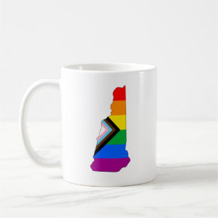 Mug Fierté de l'État du New Hampshire LGBTQ Progress P