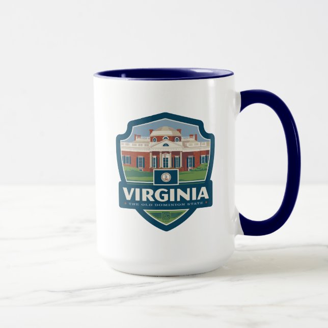 Mug Fierté de l'État | Virginie (Droite)