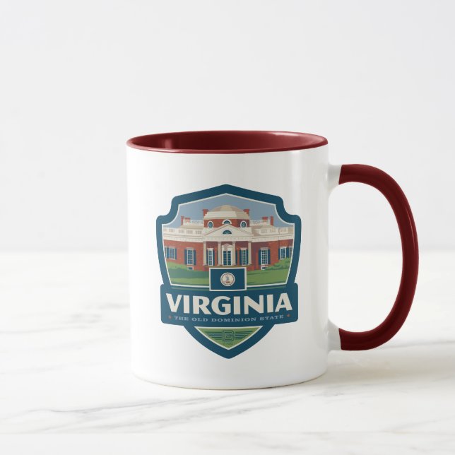 Mug Fierté de l'État | Virginie (Droite)