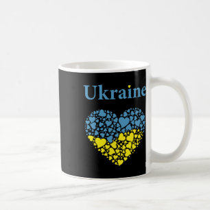 Mug Fierté de l'Ukraine Cœur ukrainien Drapeau Gloire 