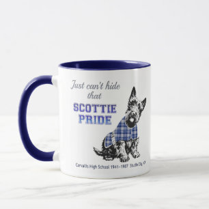 Mug Fierté de Scottie, chien de Scottie de lycée de