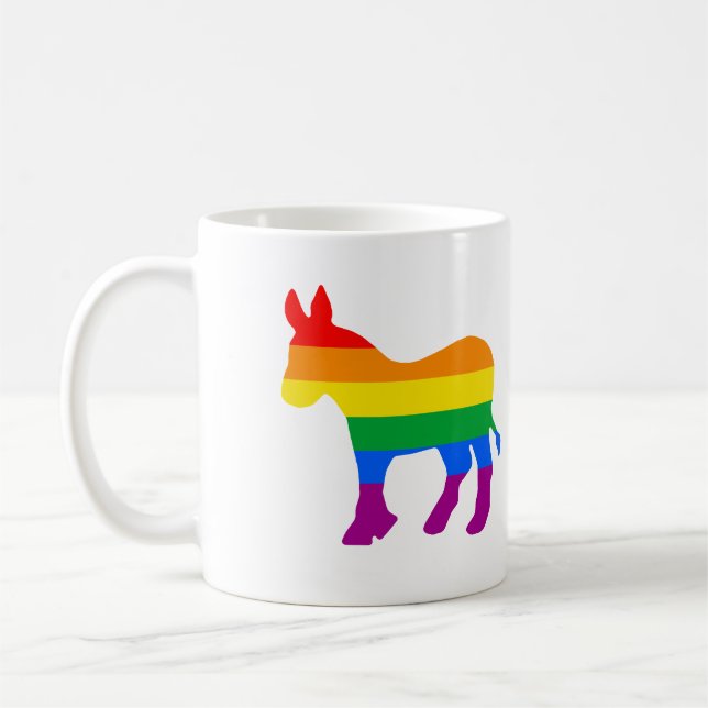 Mug Fierté démocrate LGBTQ (Gauche)
