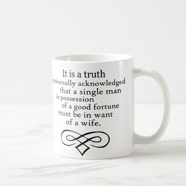 Mug Fierté et préjudice (Droite)