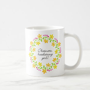 Mug Fierté et préjudice entêtés obstinés d'Austen