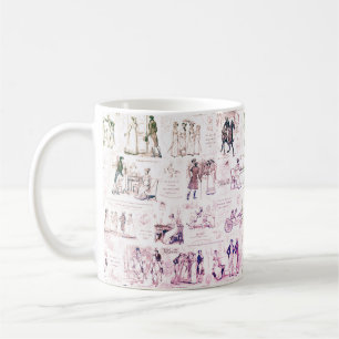 Mug Fierté et préjugés Citations de Toile de Bourgogne