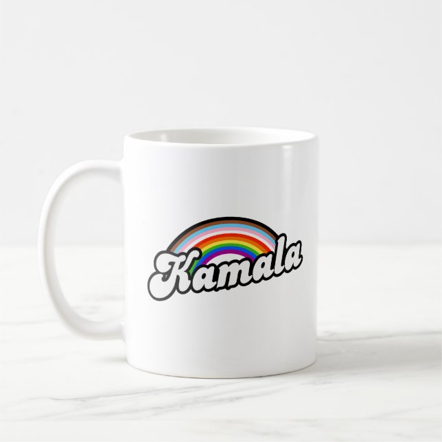 Mug Fierté inclusive de Kamala (Gauche)