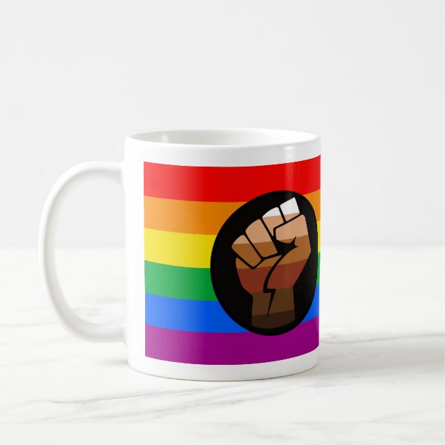 Mug FIERTÉ LGBTQ (Fierté POC) (Gauche)