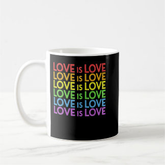 Mug Fierté Marche Arc-en-ciel L'égalité L'amour est am