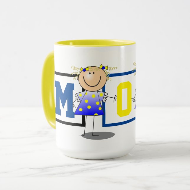 Mug Figure mignonne fille (Devant gauche)