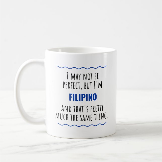 Mug Filipino Phillipines Fils fille demi-sang cadeau (Gauche)