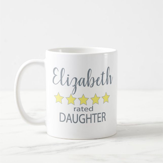 Mug Fille 5 étoiles (Gauche)