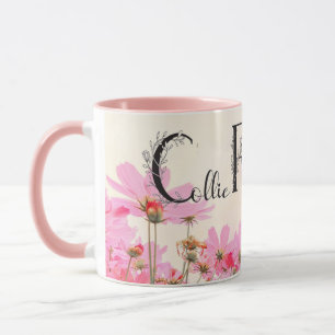 Mug Fille aux fleurs Collie