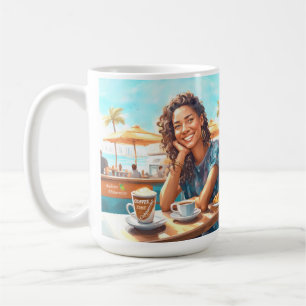 Mug Fille avec pause café