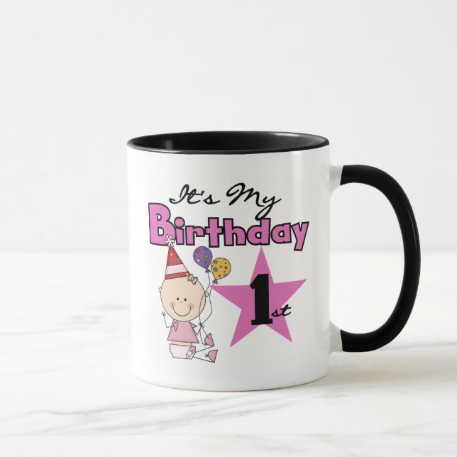 Mug Fille C'est mes t-shirts et cadeaux d'anniversaire (Droite)
