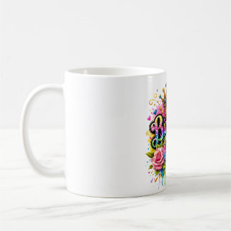 Mug Fille d'anniversaire royale colorée