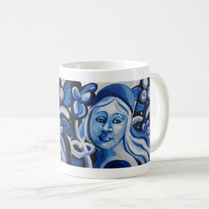 Mug Fille dans un casquette bleu