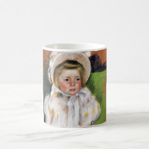 Mug Fille dans une Bonnet Blanche, Mary Cassatt