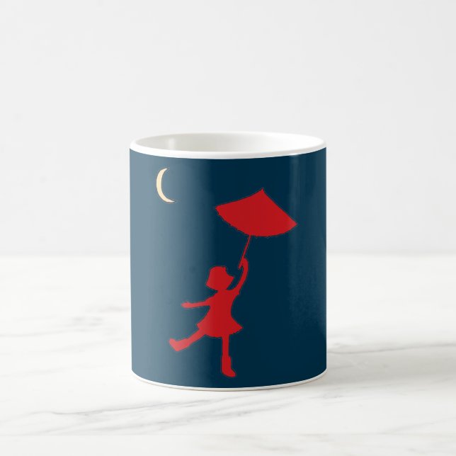 Mug Fille dansant avec son parapluie (Centre)