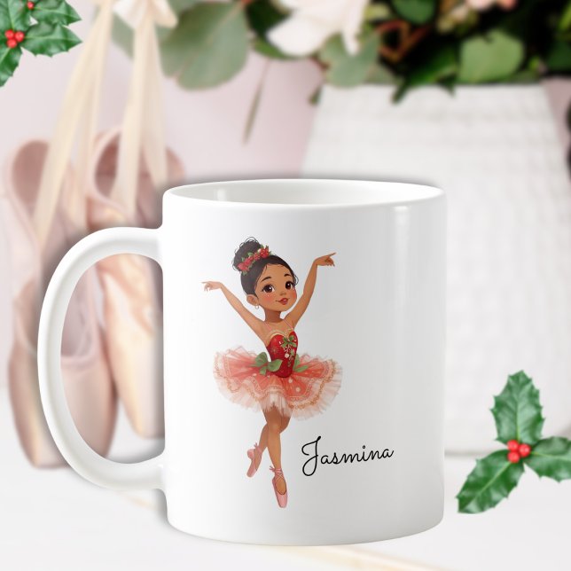 Mug Fille de ballet de Noël (Créateur téléchargé)