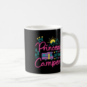 Mug Fille de famille de camping Princesse Camping-car
