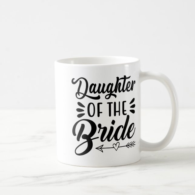 Mug Fille de la mariée Mariage Baby Shower Matching (Droite)