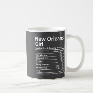 Mug Fille de la Nouvelle-Orléans La Louisiane Ville dr