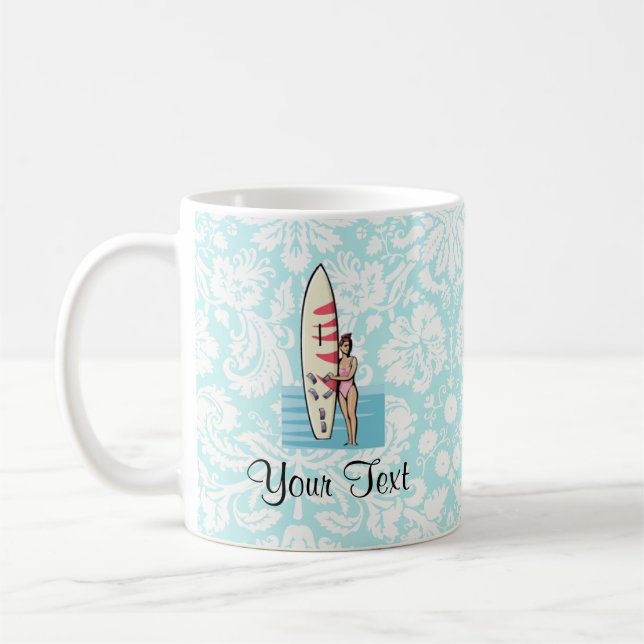 Mug Fille de surfer (Gauche)