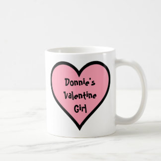 Mug Fille de Valentine de Donnie