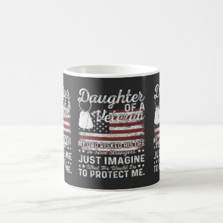 Mug Fille d'une famille militaire patriotique et vétér