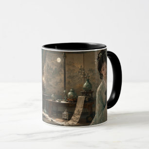 Mug Fille en hanbok au clair de lune