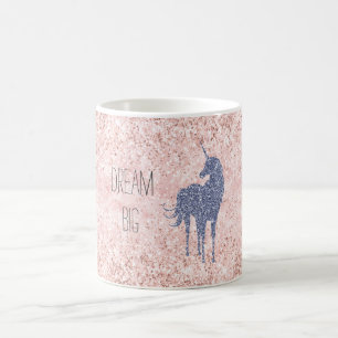 Mug Fille Glam Blush rose violet Parties scintillant U
