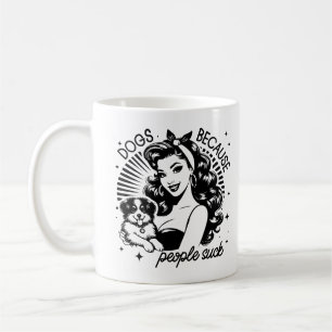 Mug Fille Glamour Rétro Années 50 Citation Drôle Sarca