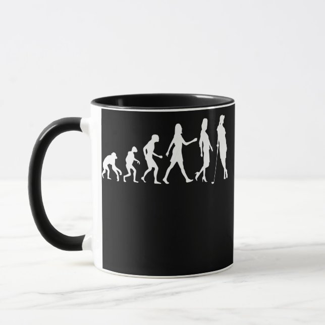 Mug Fille Golfer Vêtements Femmes Golf Player Évolutio (Gauche)