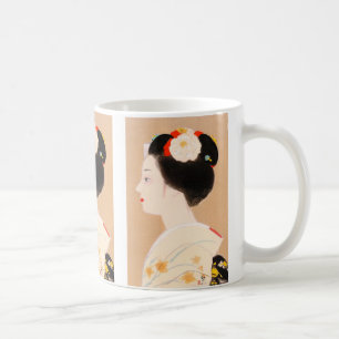 Mug Fille japonaise de Maiko dans le geisha de femme